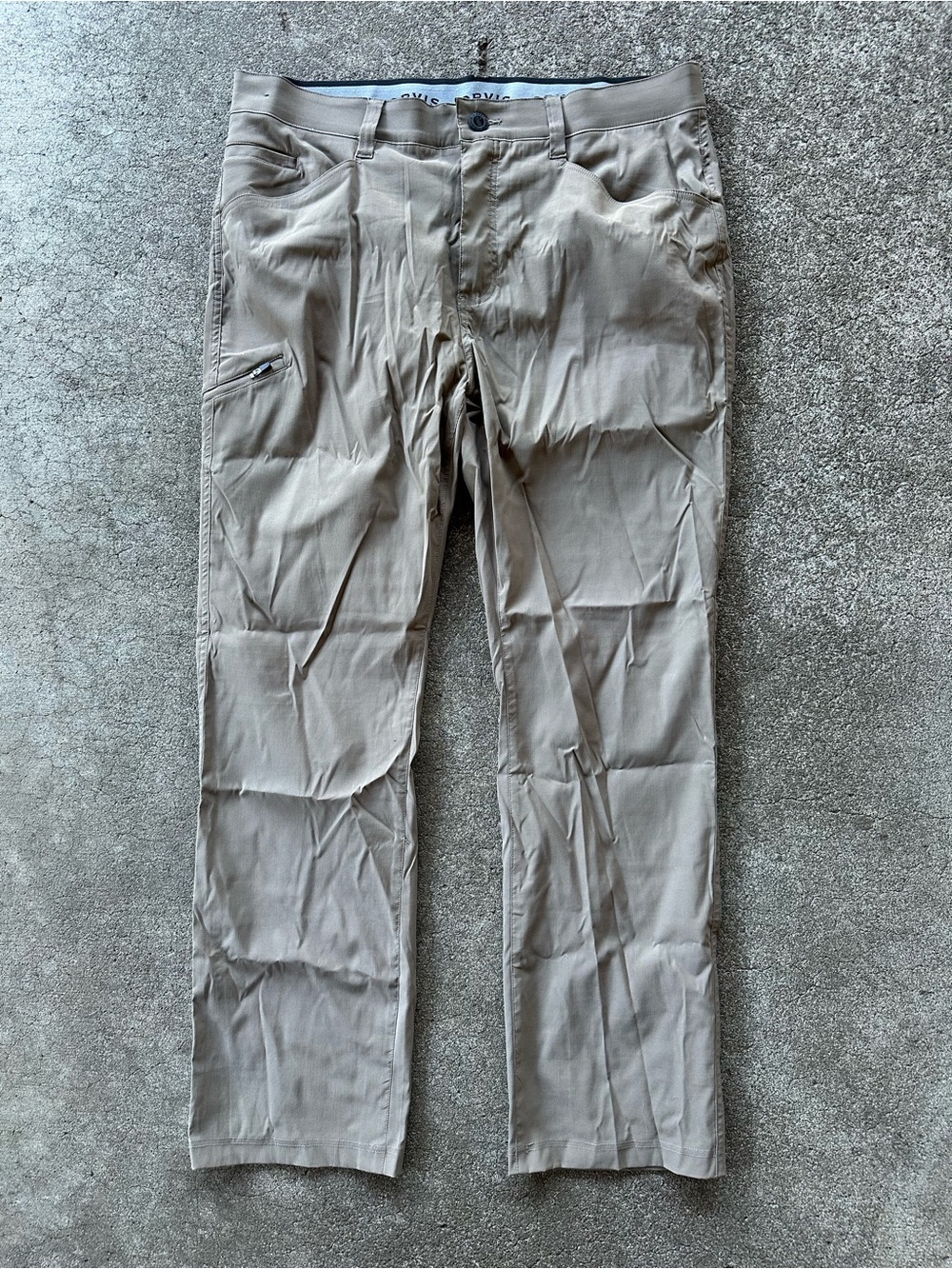 Orvis Brown Straight Leg Trouser Pants